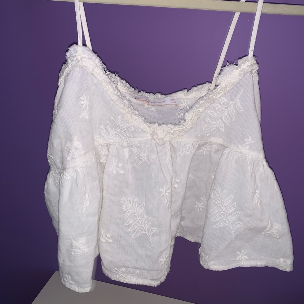 ZARA Cropped Blouse